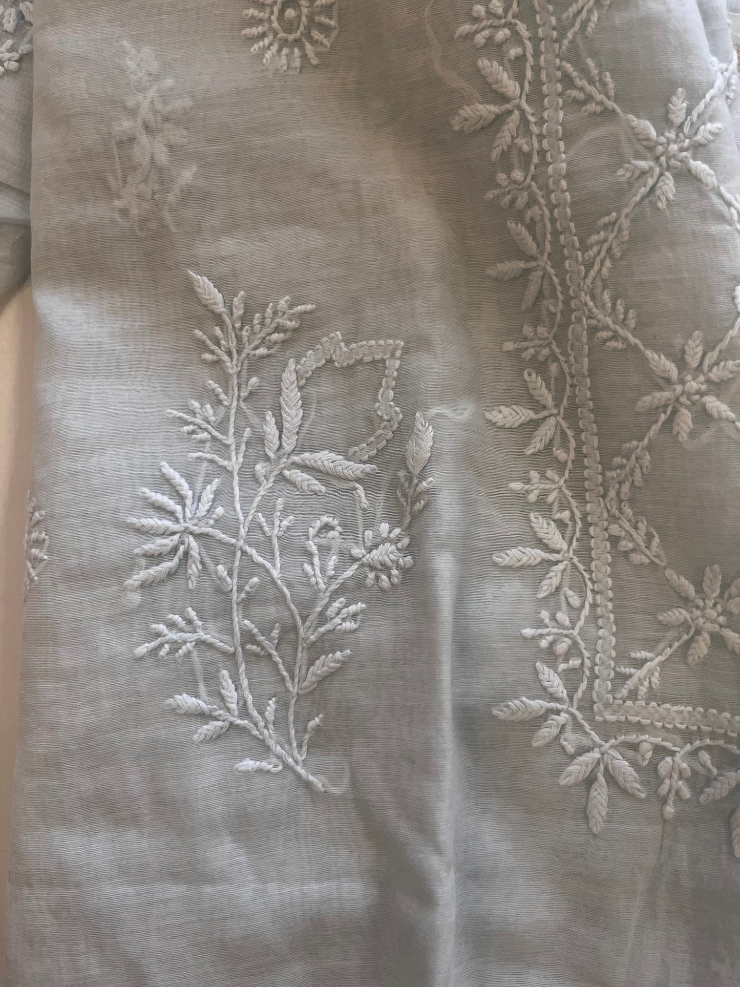 Pure Mul Chikankari Suits