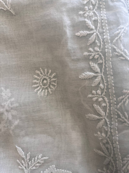 Pure Mul Chikankari Suits