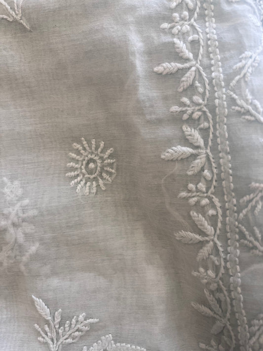 Pure Mul Chikankari Suits