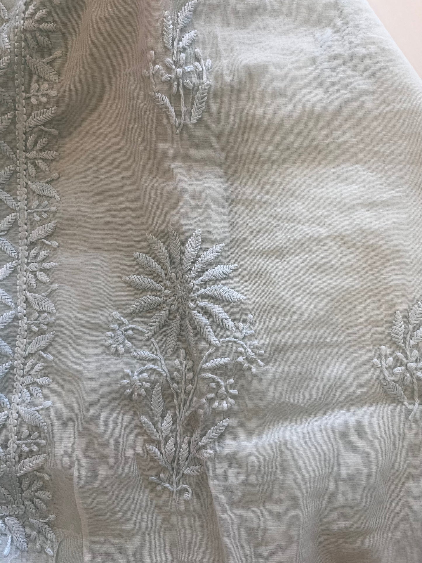 Pure Mul Chikankari Suits