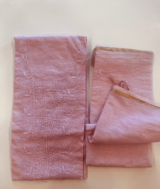 Pure Mul Chikankari Suits