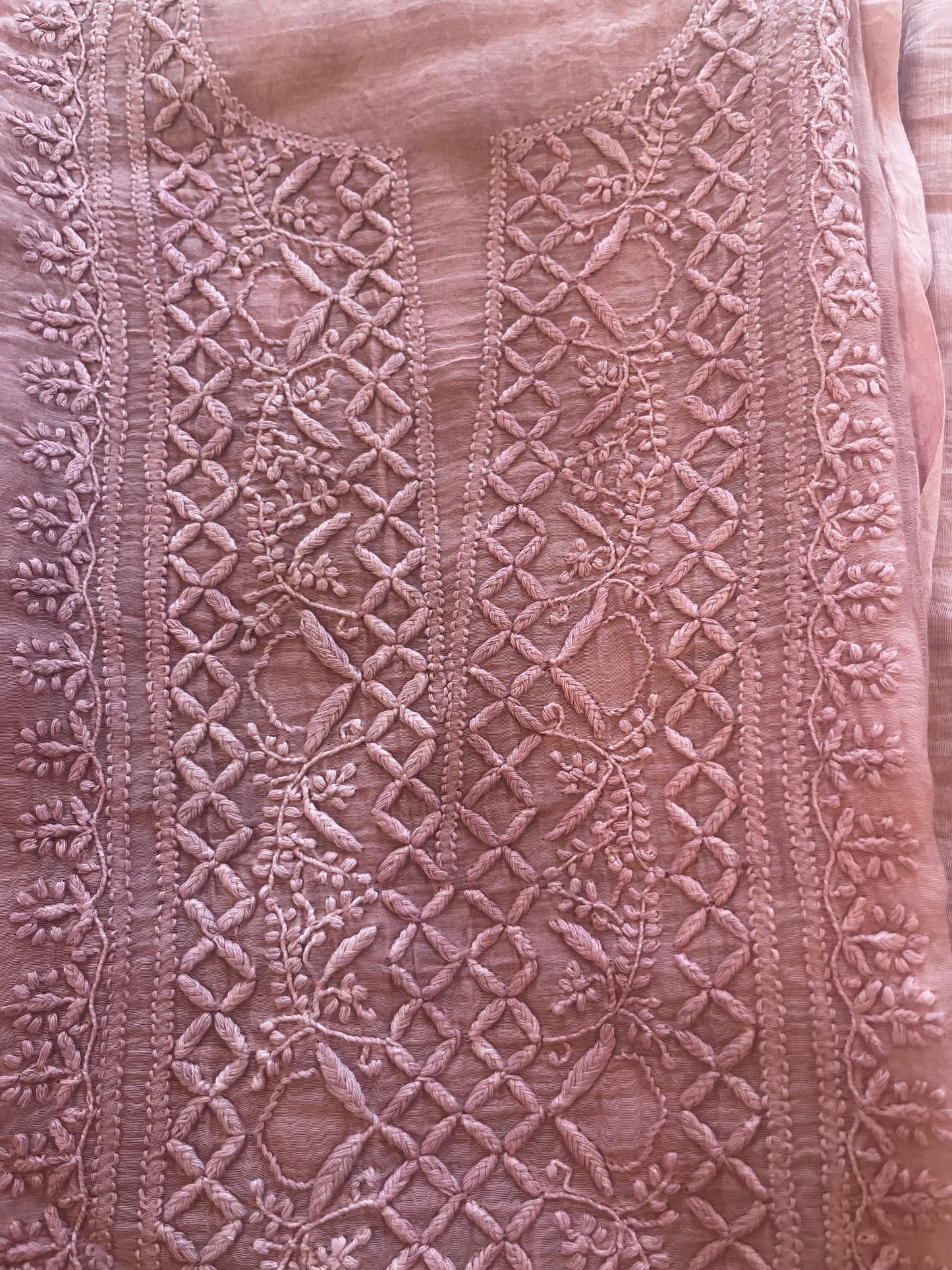 Pure Mul Chikankari Suits