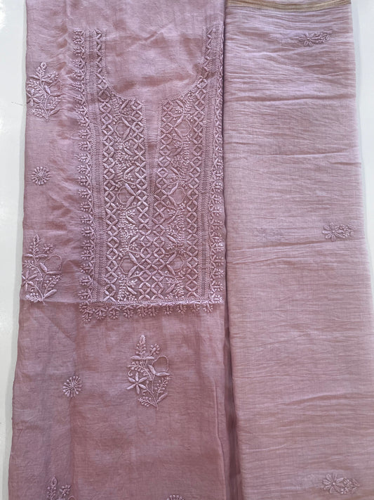 Pure Mul Chikankari Suits