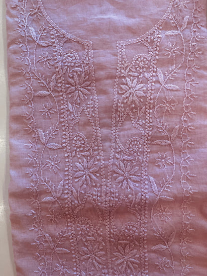 Pure Mul Chikankari Suits