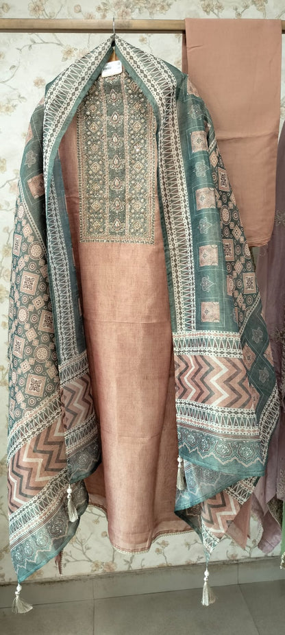 Chanderi suit